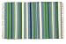 100% Cotton Flat Weave Rug striped 2 X 3 Image