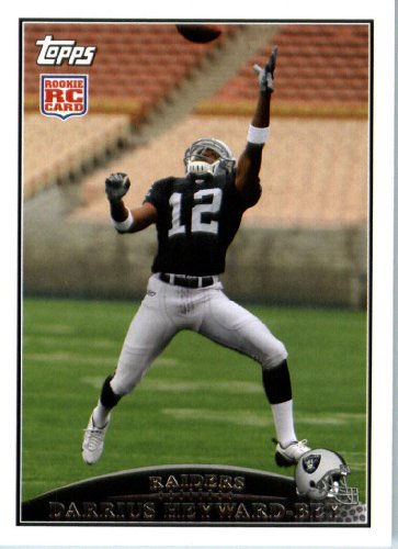 2009 Topps NFL Football ROOKIE Card # 361 Darrius Heyward-Bey Oakland Raiders (RC) - Mint Condition & Shipped In A Protective Screwdown Display Case!