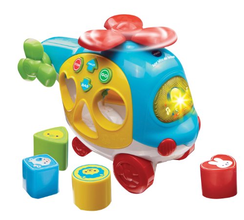 Vtech - 151005 - Forme À Trier Et À Empiler - Super Hélico Des Formes