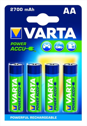 Varta Power Accu NiMH Akku AA Mignon 2700 mAh 4er Pack