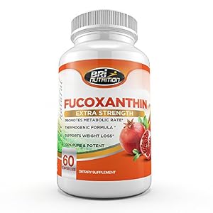 BRI Nutrition Fucoxanthin Maximum Strength Extract Plus Capsules, 3.5 Ounce