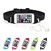 Running Belt Waist Pack, Se7enline Outdoor Dual Large Pocket Sports Sweatproof Reflective Belt Waist Bag Clear Touch Screen Window for iPhone 6S /6 Plus, Samsung Galaxy S6 S5 S4 Note 5 4 3 ,LG