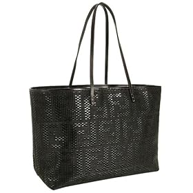 Fendi Black Zucca Woven Leather Large Tote 8BH126WZPF0FJ4