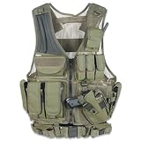Global Military Gear Tactical Vest (Olive Drab Green)
