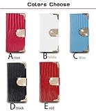 iphone6 / 6 plus ストラップ付き トカゲ柄 ケース / カバー アイフォン スマホ 【Willcast】 レッド iphone6 ハチミツ二郎