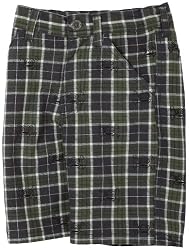 Paul Frank Boys 2-7 Plaid Skurvy Shorts