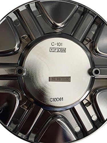 DIP Poison D61 C10D61 C-101 Chrome Wheel Center Cap