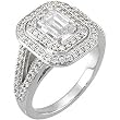 14K White Gold Diamond Engagement Ring Semimount - 0.75 Ct. - DOES NOT INCLUDE CENTER STONE