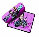Betty Boop Biker Eye Glasses Case & Lens Cloth