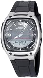 Casio Men's AW81-1A1V Black Resin Quartz Watch with Black Dial