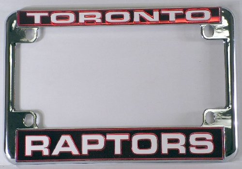 Toronto Raptors Chrome Motorcycle RV License Plate Frame