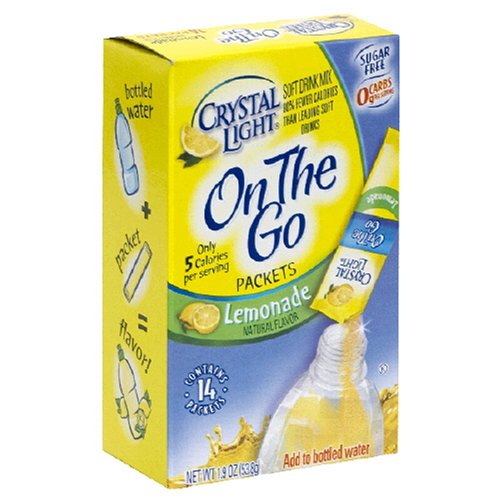 Crystal Light On the Go Lemonade, 1.9-Ounce Box (Pack of 6) by Crystal Light