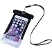 Waterproof Case, FONTAR Universal [Float] Waterproof Cell Phone Case [With Compass,Armband,Lanyard] for iPhone 6,6S,6 Plus,6S Plus, Samsung Galaxy S5,S6,S7,Edge,Note 4,5,LG G3,G4,G5 (Black)