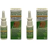 Seagate Products Homeopathic Olive Leaf Nasal Spray (pack of 2) 1 ounce