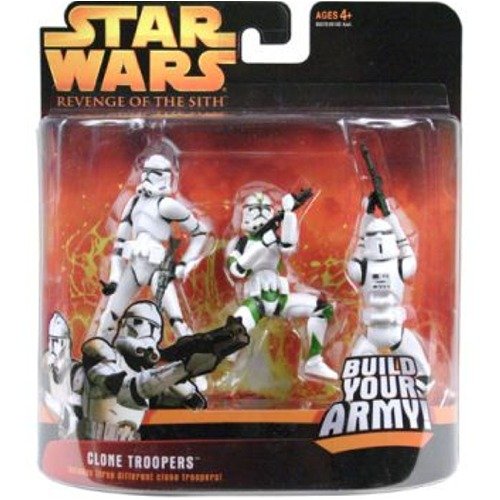 Childrens Toyshop  Toys : Star Wars: Revenge of the Sith Deluxe > Clone Trooper Army Action Figure Multi-Pack