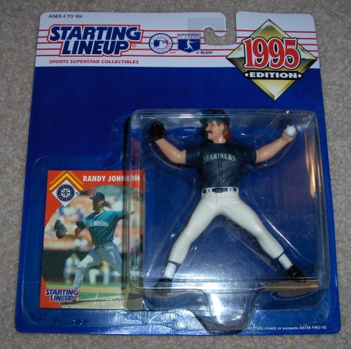 1995 - Kenner - Starting Lineup - MLB - Randy Johnson #31 Action Figure - Seattle Mariners - w/ Trading Card - Out of Production - New - Mint - Rare - Limited Edition - Collectible