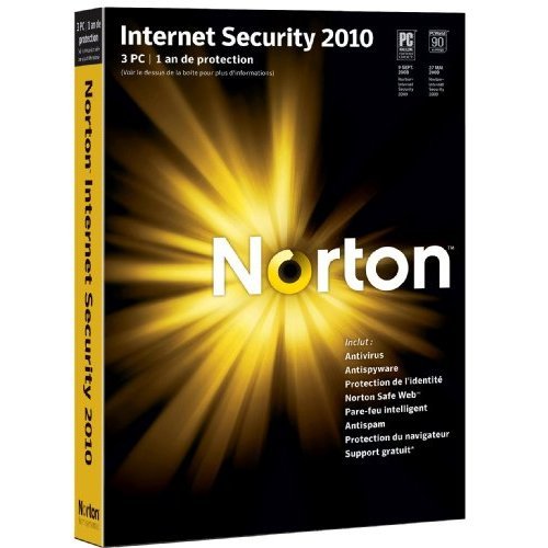Norton internet security 2010 (3 postes, 1 an) - mise à jour