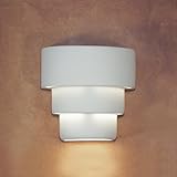 IMAGE OF A19 1403-A31 Satin White Islands of Light Contemporary / Modern One Light 9.75