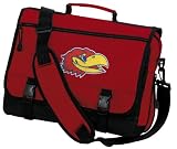 University of Kansas Messenger Bag Red KU Jayhawks Logo School Bag or Briefcase Laptop Bags - Best Unique GIFT IDEA for Men Man Ladies Him Her Students Alumni Women or a Child Teens