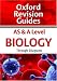 AS and A Level Biology Through Diagrams: Oxford Revision Guides