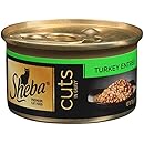 SHEBA Cuts in Gravy Turkey Entree Canned Cat Food 3 Ounces (Pack of 24)