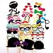 Colorful Props with Sticks for Photo Booth, Birthday Party Fun Photo, Wedding Photo Prop Set of 58 pcs RS.449.00