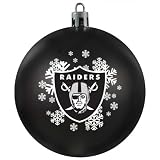 NFL Oakland Raiders Shatter-Proof Plastic Ornament