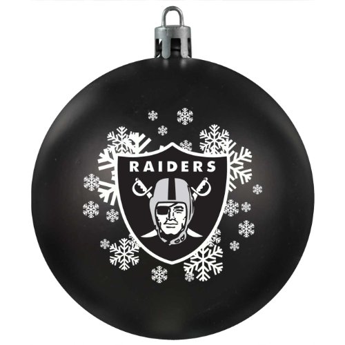 NFL Oakland Raiders Shatter-Proof Plastic Ornament