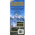 Topographic Travel Map of Yellowstone and Grand Teton by GTR Mapping