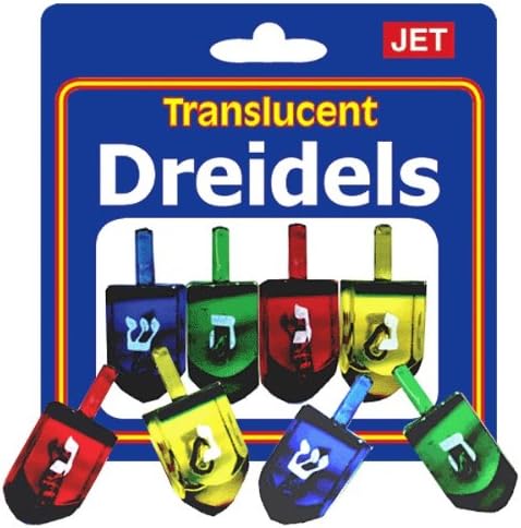 Translucent Dreidels 4pk
