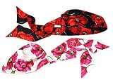 L. Erickson USA It's A Wrap - Poppies 100% Silk Print