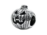 Zable(tm) Sterling Silver Halloween Pumpkin Bead / Charm