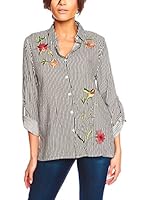 Les filles de Paris Camisa Mujer Abricot (Negro)