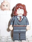 from LEGO LEGO Harry Potter Mini-Figure Hermione, Gryfindor Stripe Torso, Dark Bluish Gray Legs, Sleeping Face