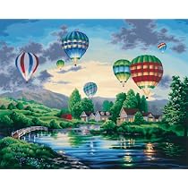 Paint by Number Balloon Glow