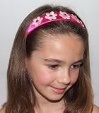 Ava Girls Flower Headband (Pink)