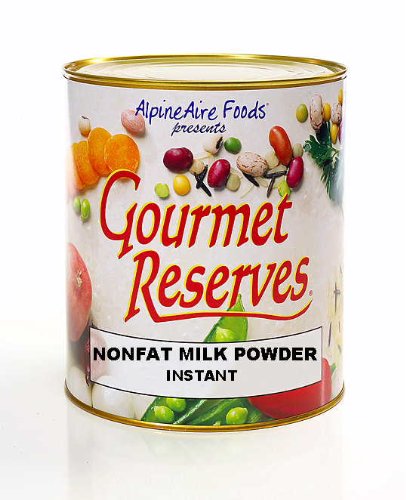 AlpineAire Foods Gourmet Reserves Instant Nonfat Milk Powder (10-Can)