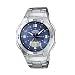 Casio - WVA-470DE-2AVEF - Montre Radio Pilot� - Acier - Quartz Analogique et Digitale - Multifonctions - Chronographe - Fuseaux Horaires - 3 Alarmes - Solar - Bracelet Acier