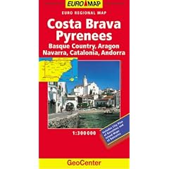 Spain: Costa Brava GeoCenter Euro Map (GeoCenter Euro Maps)