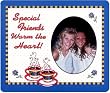 Special Friends Warm the Heart! - Photo Magnet Frame