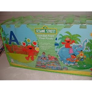 Sesame Street Alphabet Foam Floor Puzzle ~ Elmo, Zoey, Big Bird, Ernie, Bert, Cookie... by Sesame Street