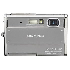 Olympus Stylus 1050SW 10.1MP Digital Camera with 3x Optical Zoom (Silver) by Olympus