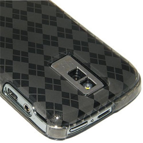 Amzer Luxe Argyle Skin Case for BlackBerry Bold 9000 (Smoke)