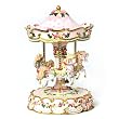 Hearts and Roses 3 Horse Carousel