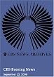 CBS Evening News (September 12, 2006)