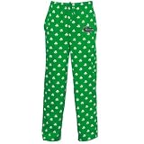 NCAA Florida Gators Kelly Green St. Patrick's Day Shamrock Pajama Pants (Medium)