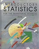 Introductory statistics for the behavioral sciences