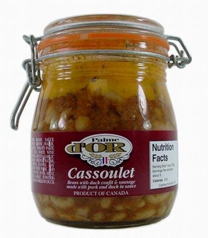 Elevages Perigord French Cassoulet in Glass jar with duck confit and sausage Product of... by Elevages Perigord