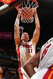 Detroit Pistons v Miami Heat: Zydrunas Ilgauskas Photographic Poster Print by Victor Baldizon, 24x36
