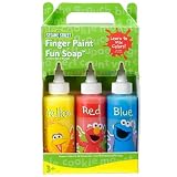 Sesame Street Finger Paint Fun Soap (Red/Yellow/Blue)